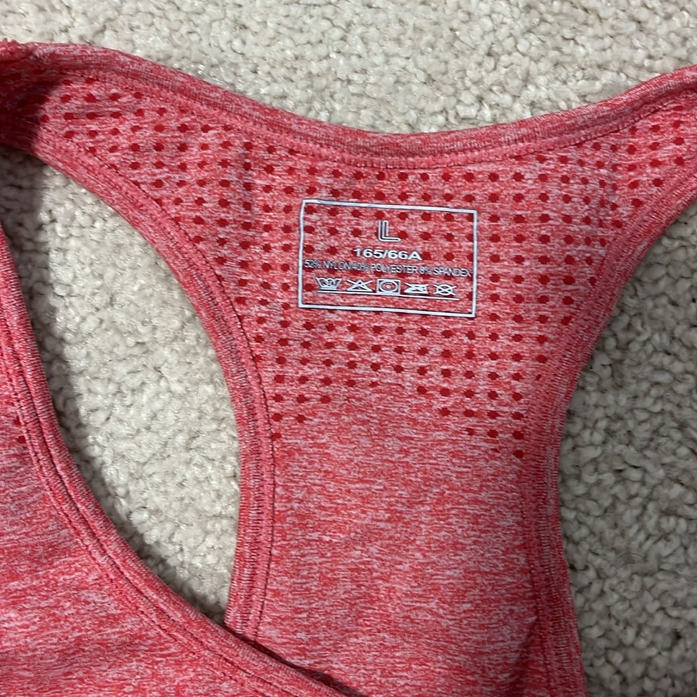 Seamless Racerback Sports Bra - Picture 3 of 3